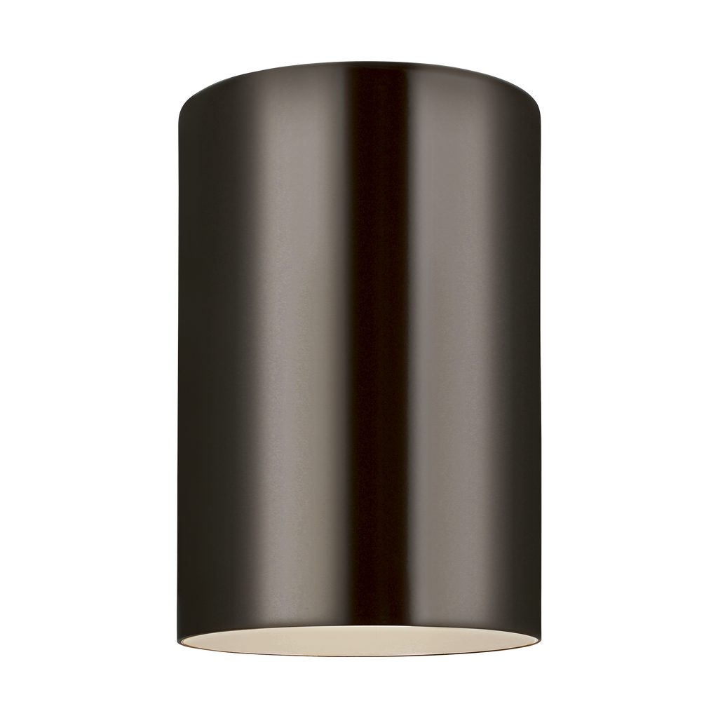 Cylinder 5" Flush Mount | Bronze Dedicated LED