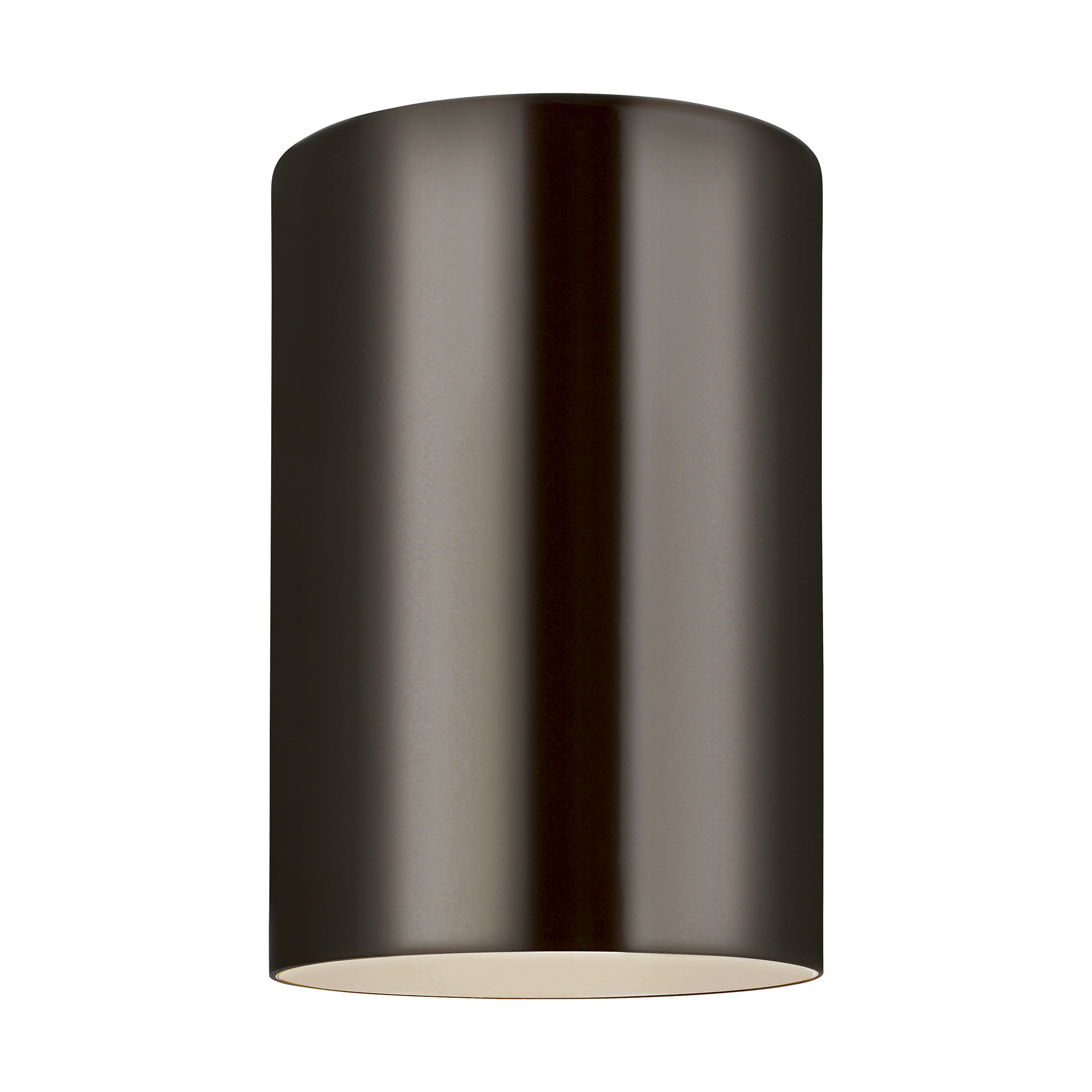 Cylinder 5" Flush Mount | Bronze Dedicated LED