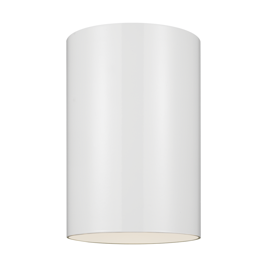 Cylinder 5" Flush Mount | White Dedicated LED