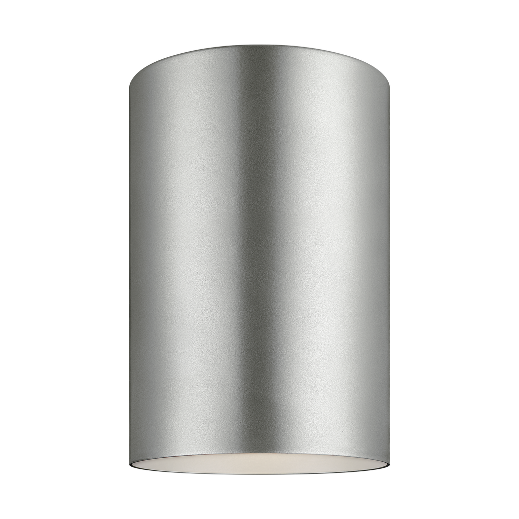 Cylinder 5" Flush Mount | Painted Brushed Nickel Dedicated LED