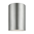 Cylinder 5" Flush Mount | Painted Brushed Nickel Dedicated LED