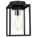 Vado One Light Outdoor Flush Mount Black