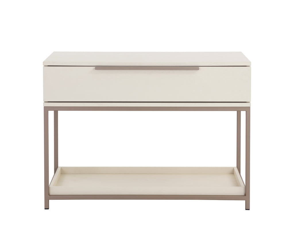 Rebel Nightstand - Large - Champagne Gold - Cream
