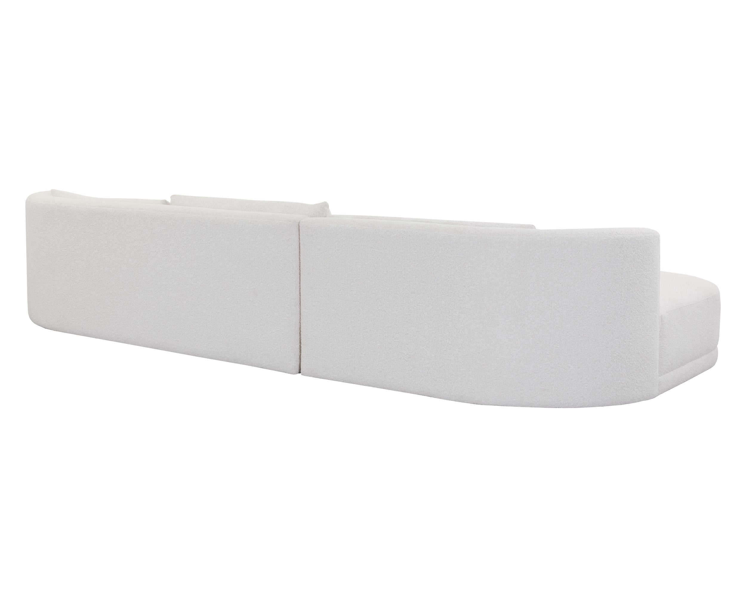 Laken Sofa Chaise - Raf - Copenhagen White
