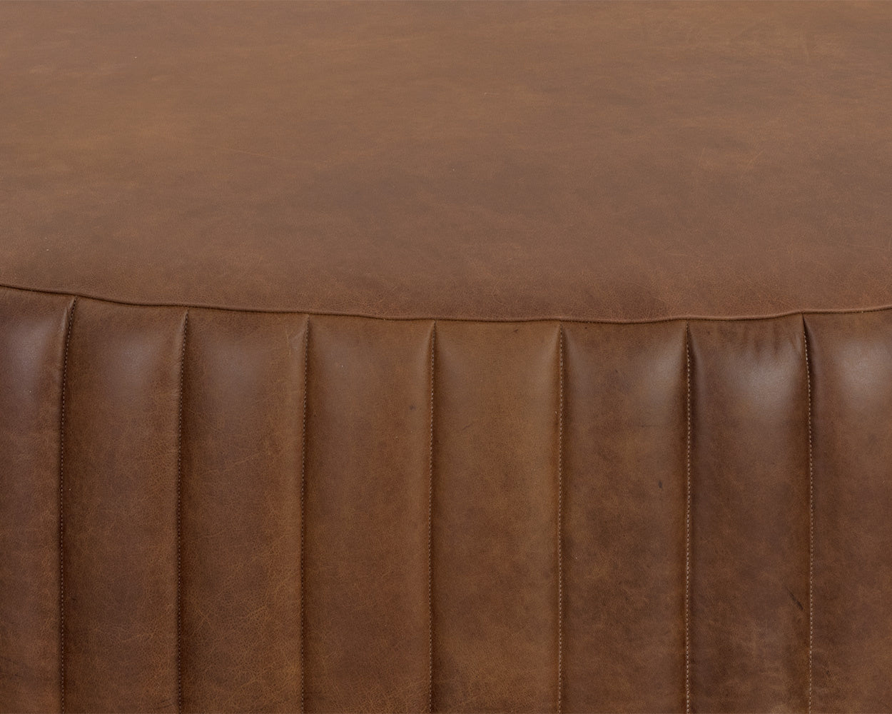 Divano Ottoman - Lucia Tobacco Leather