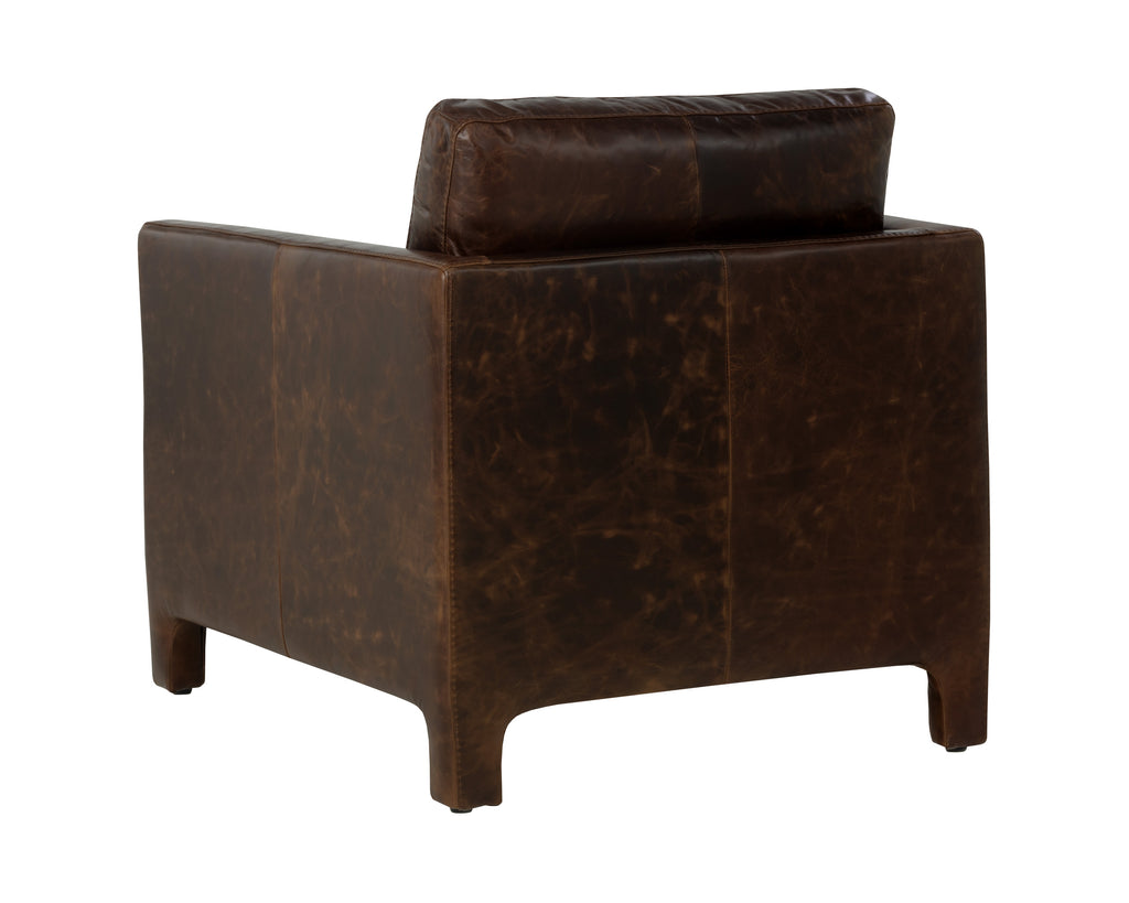 Rodney Lounge Chair - Chocolate Leather