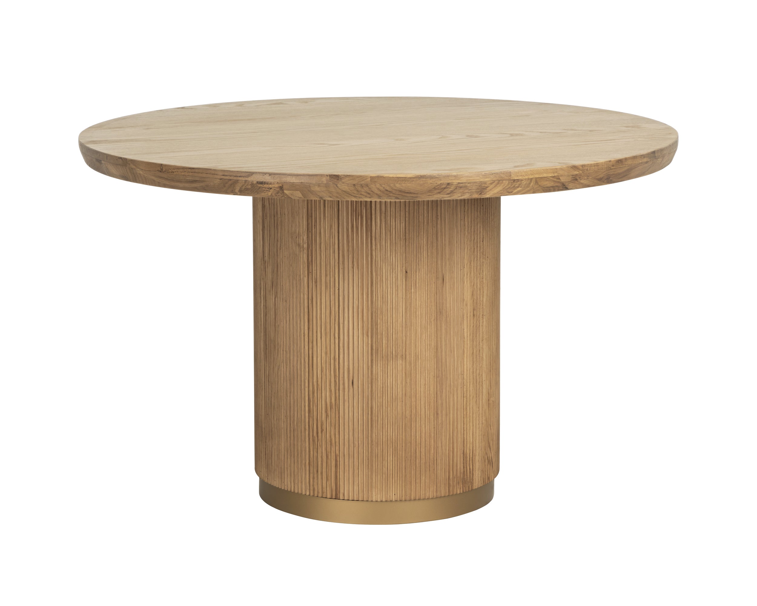Kalla Dining Table - Round - Rustic Oak - 48"