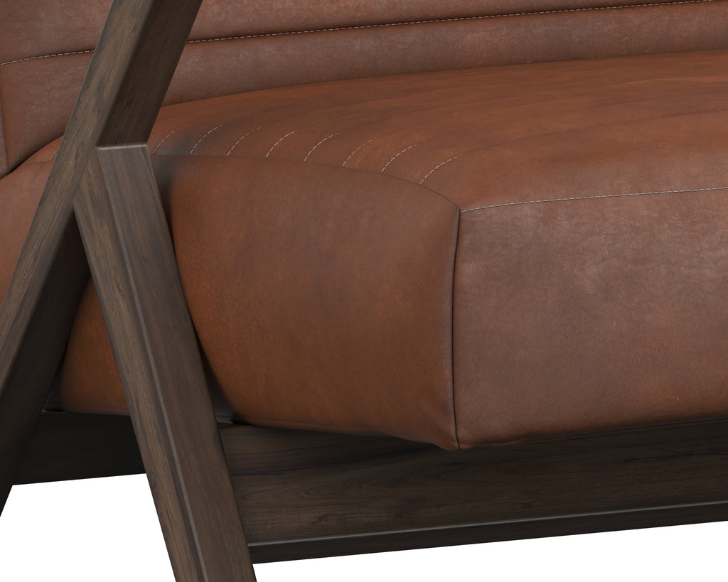 Peyton Lounge Chair - Bravo Cognac