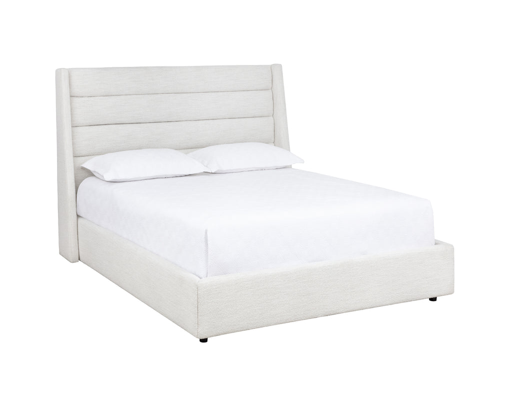 Emmit Bed - Queen - Merino Pearl