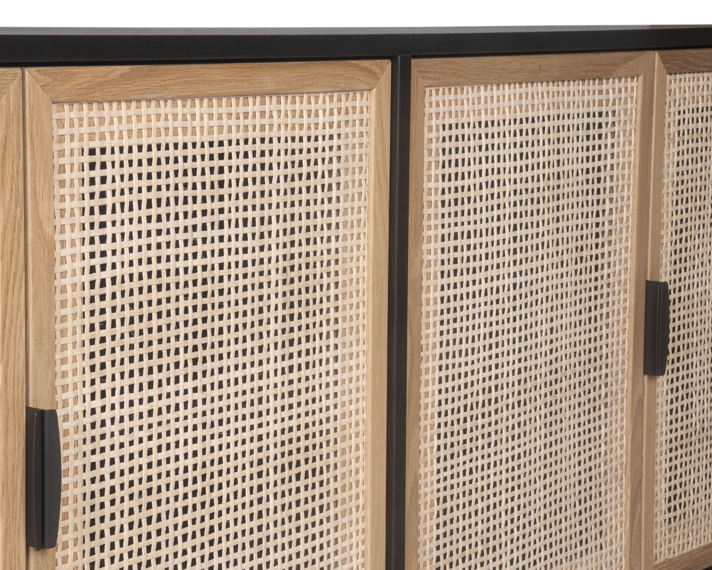 Avida Sideboard - Large - Gold - Black/Natural