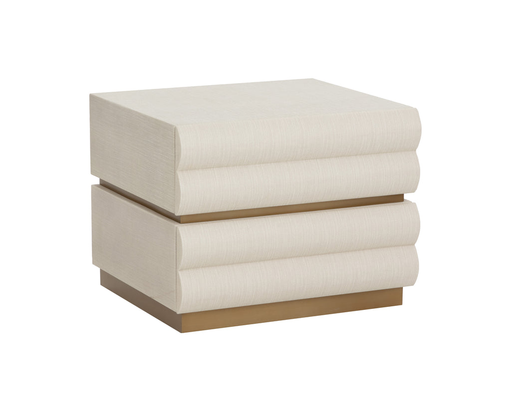 Subira Nightstand - Cream