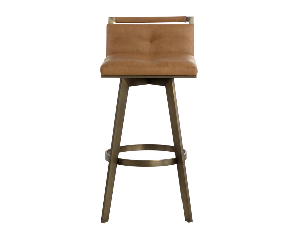 Arizona Swivel Barstool - Milliken Cognac