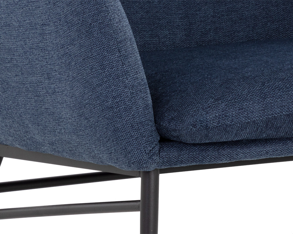 Kasen Lounge Chair - Belfast Navy