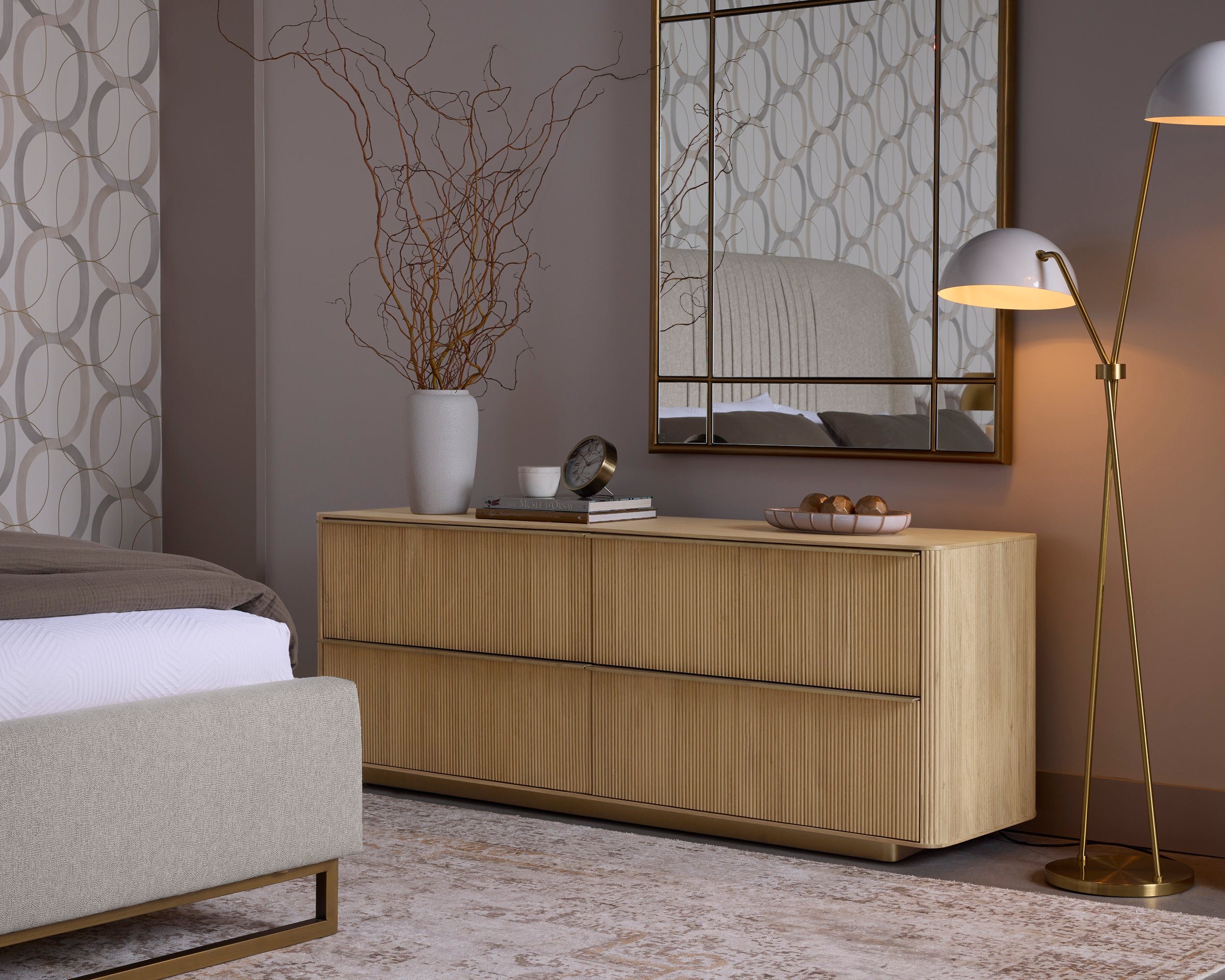 Kalla Dresser - Rustic Oak