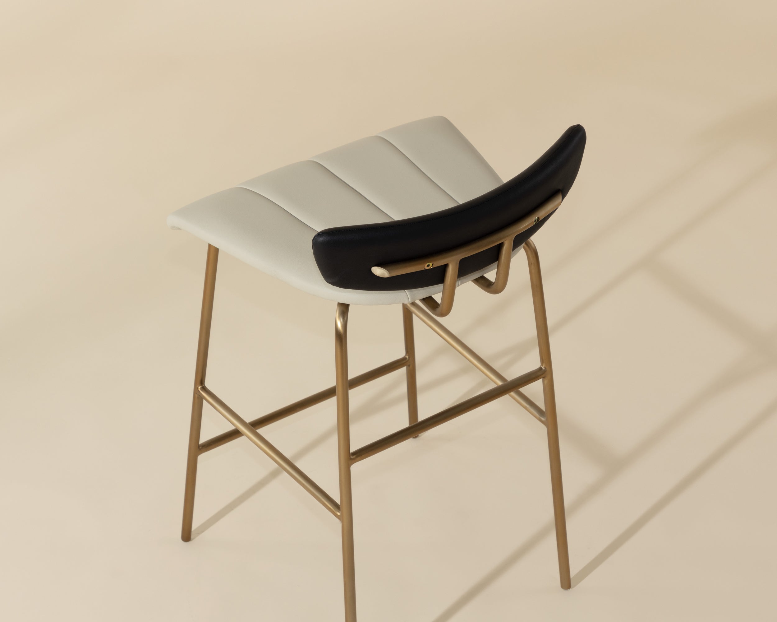 Lorelei Counter Stool - Dillon Cream / Dillon Black