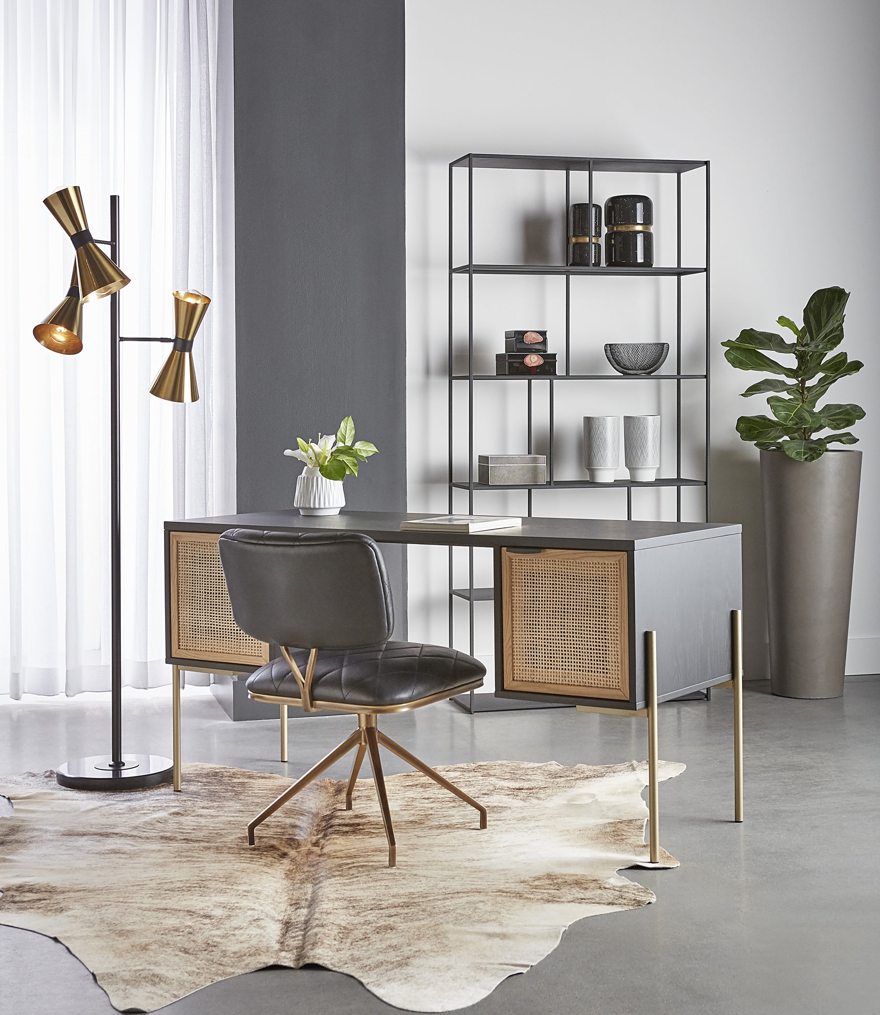 Eiffel Bookcase - Large - Black