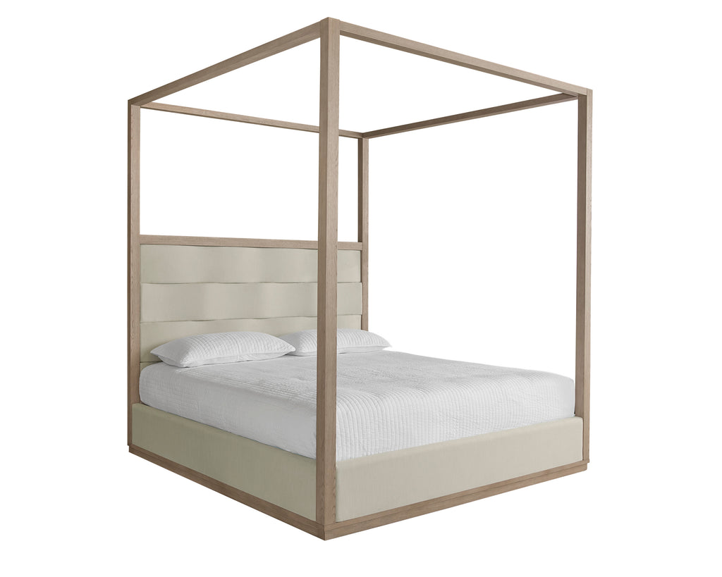 Hoyos Canopy Bed - King - Topaz Beige