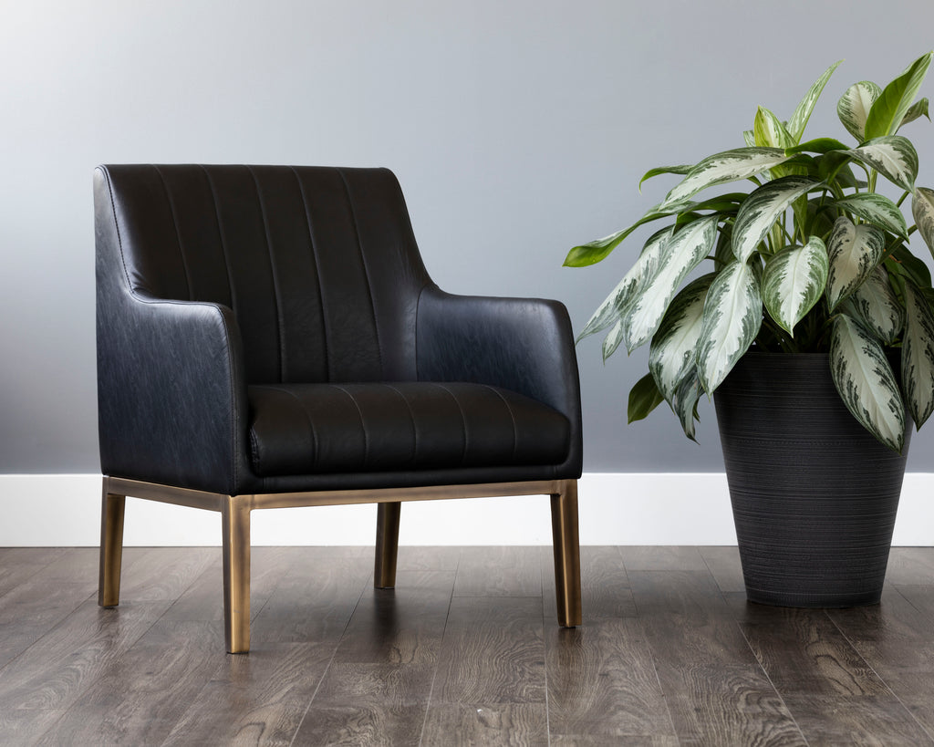 Wolfe Lounge Chair - Bravo Black