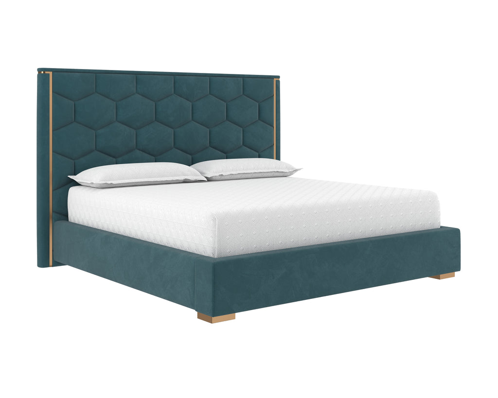Alisha Bed - King - Meg Dusty Teal