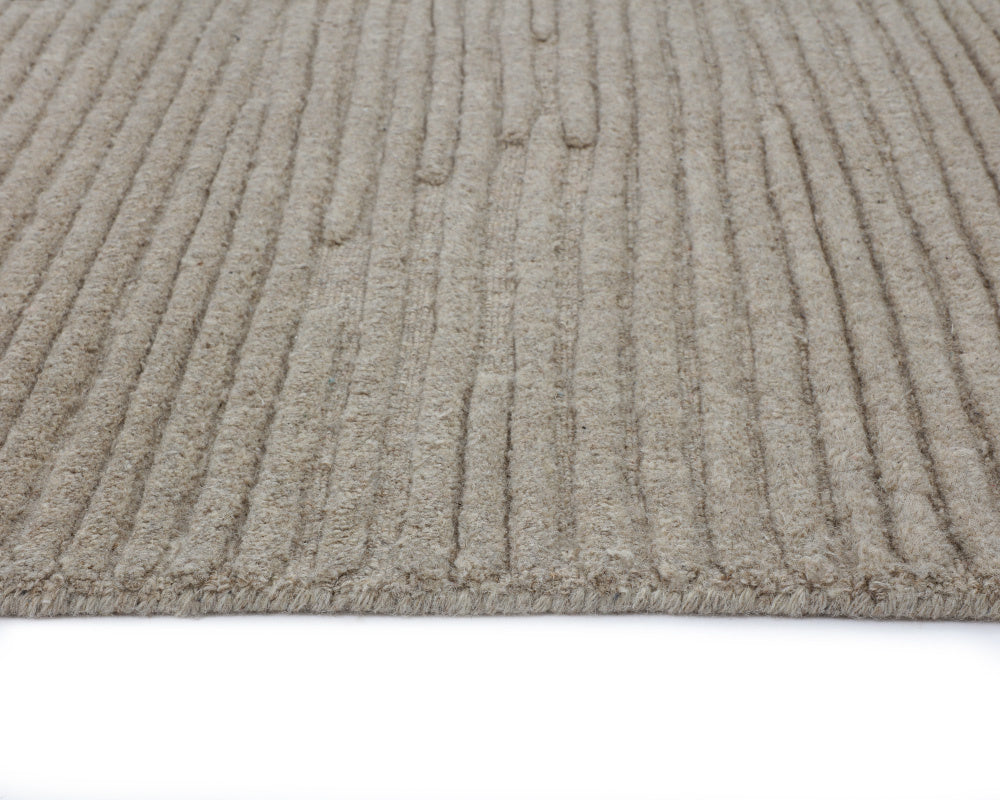 Deva Hand-Tufted Rug - Taupe - 9' X 12'
