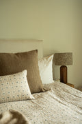 14x31 Clover Block Print Kantha Pillow