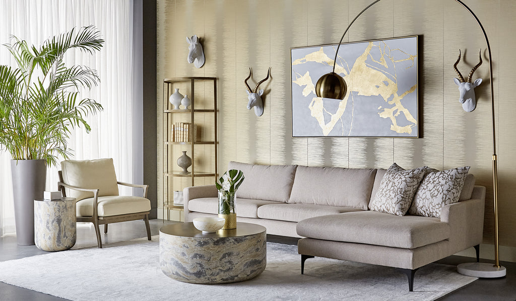 Fractured Fix - 40" X 60" - Gold Floater Frame