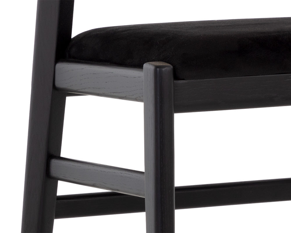 Annex Counter Stool - Abbington Black / Natural