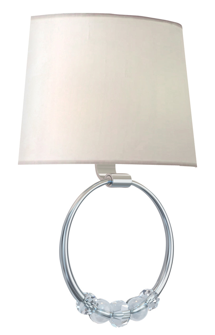 Mirage 10'' Polished Nickel Sconce