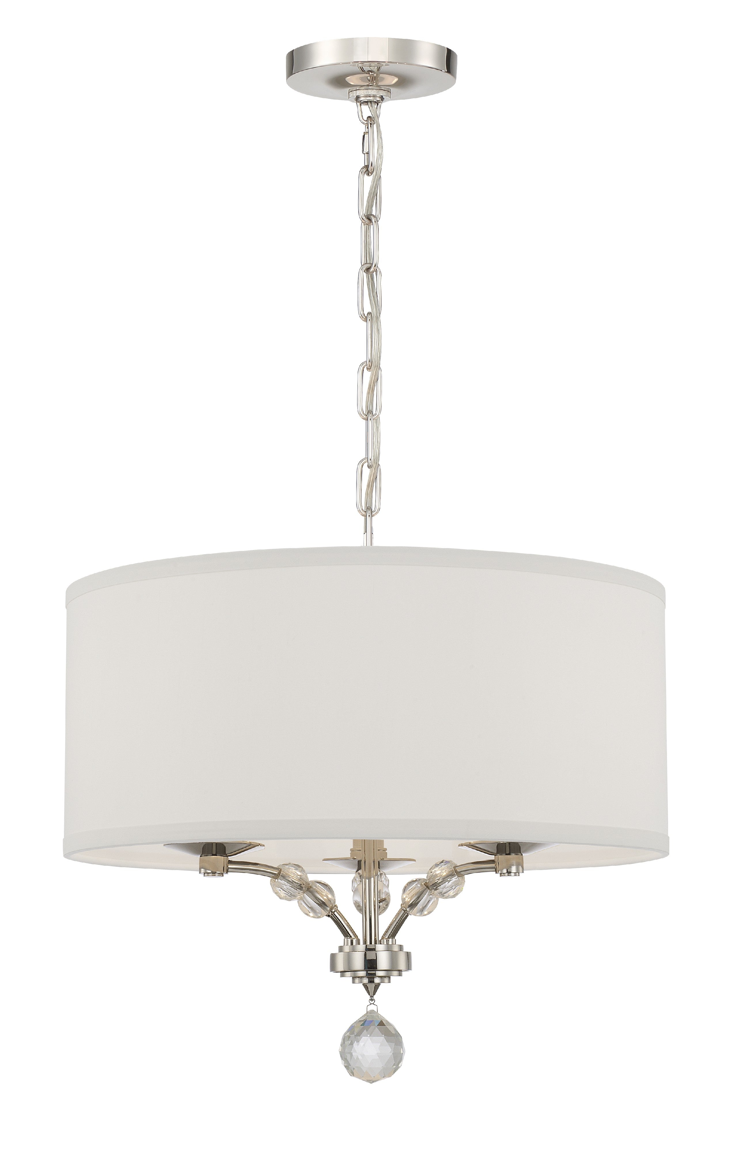 Mirage 18'' Polished Nickel Chandelier