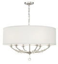 Mirage 30'' Drum Shade Polished Nickel Chandelier