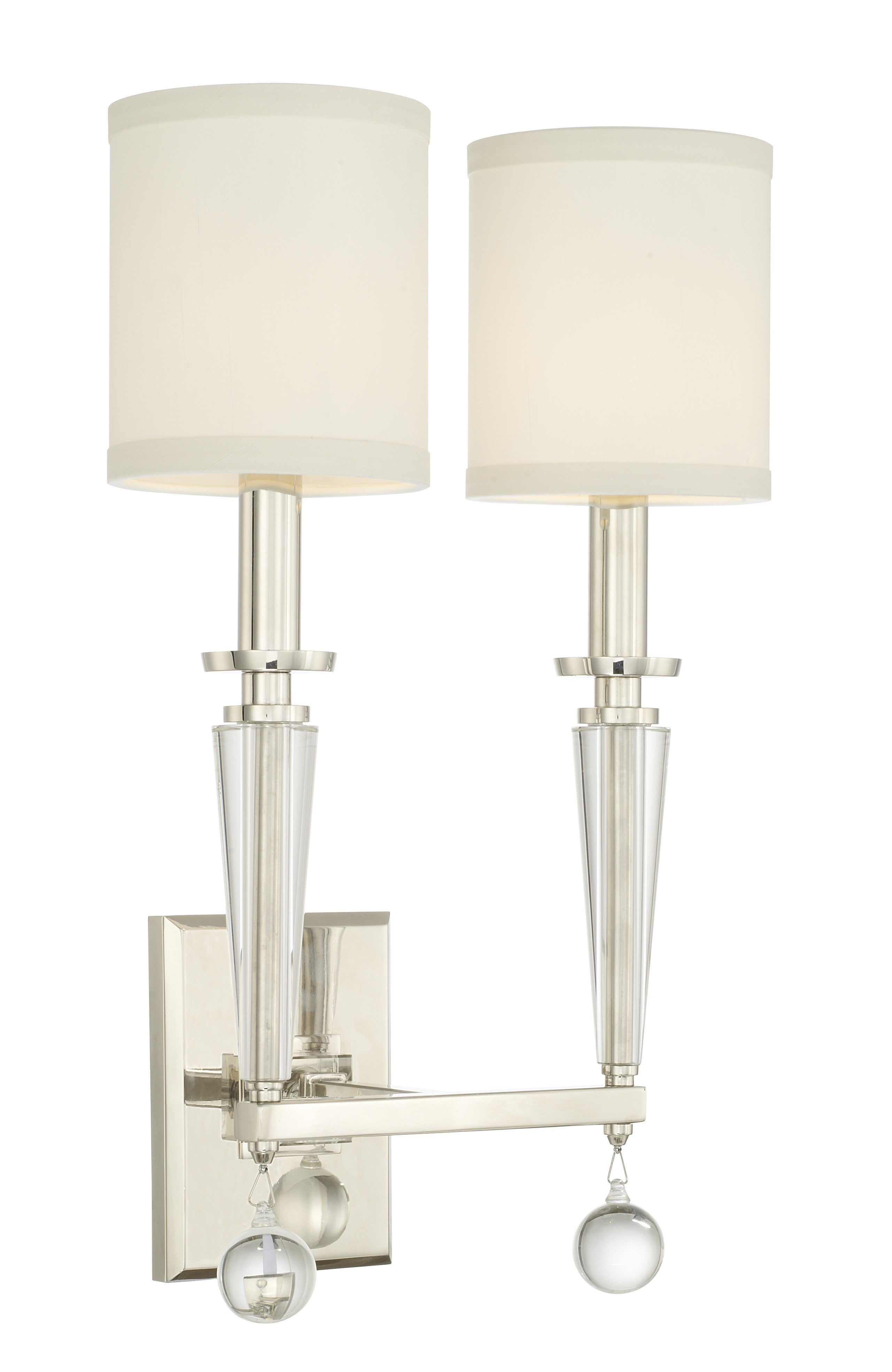 Paxton 11.5'' Polished Nickel Sconce