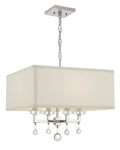 Paxton 16'' Polished Nickel Chandelier