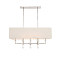 Paxton 38'' Polished Nickel Linear Chandelier