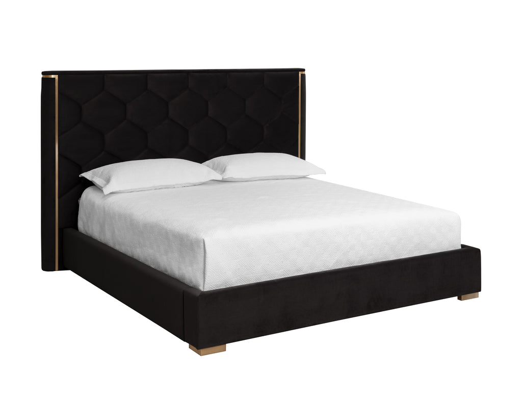 Alisha Bed - King - Meg Taupe