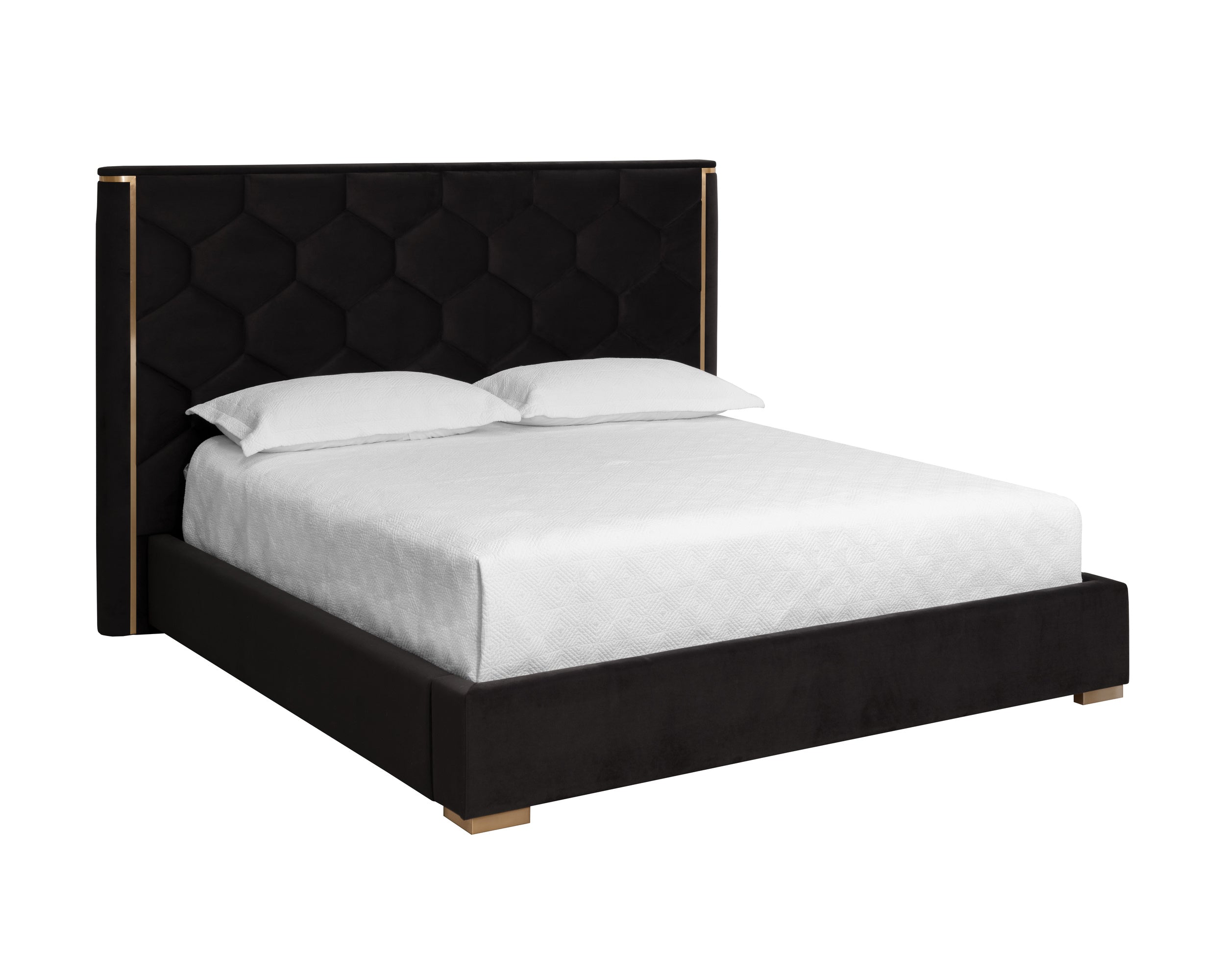 Alisha Bed - King - Meg Taupe