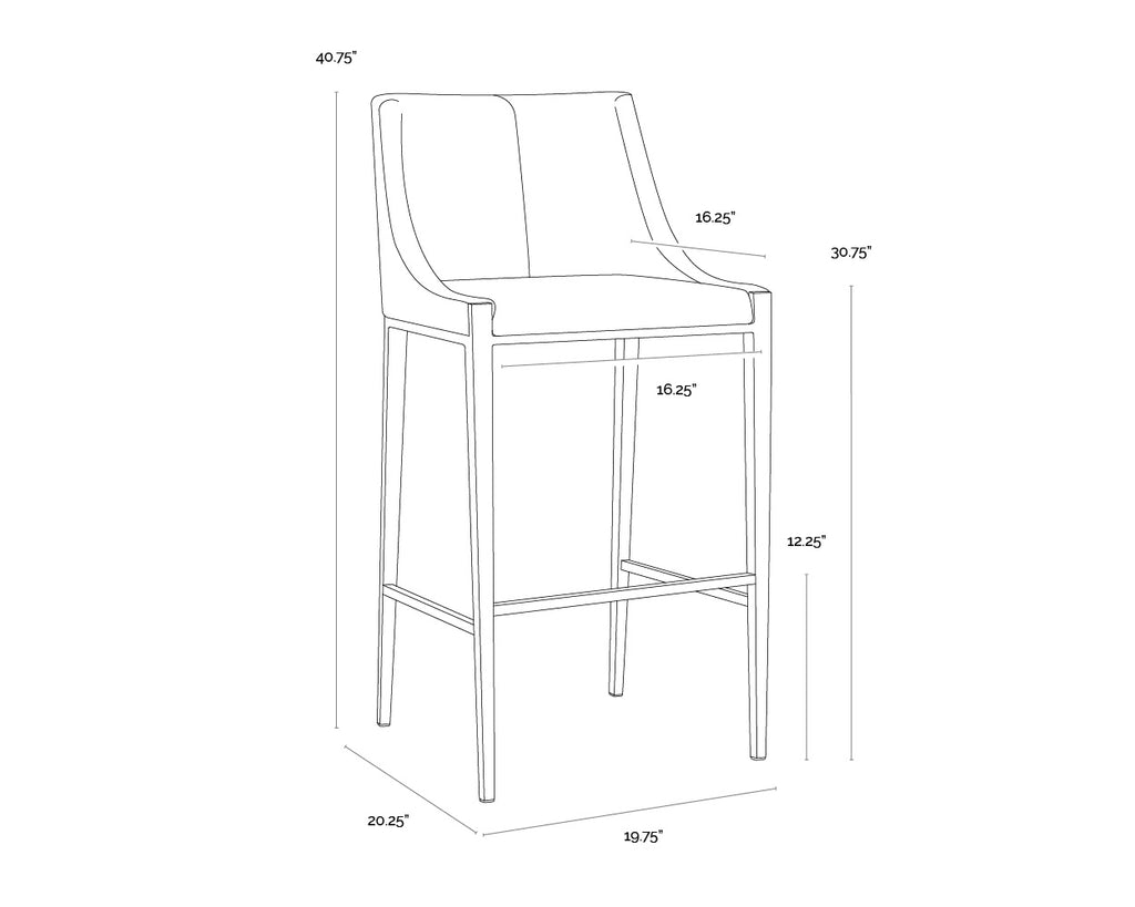 Dionne Barstool - Monument Oatmeal