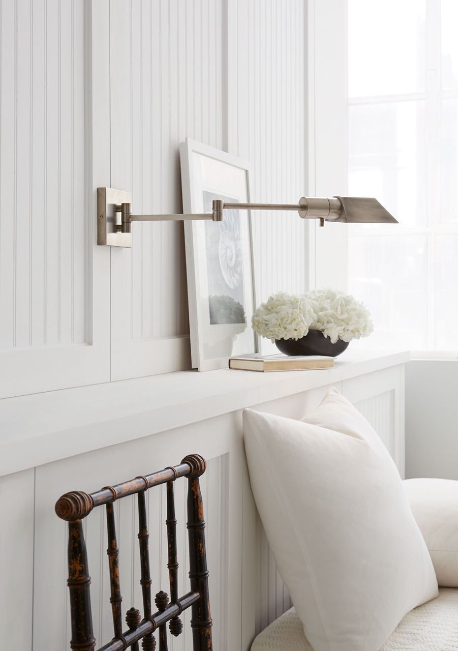 Studio Swing Arm Wall Light | Antique Nickel