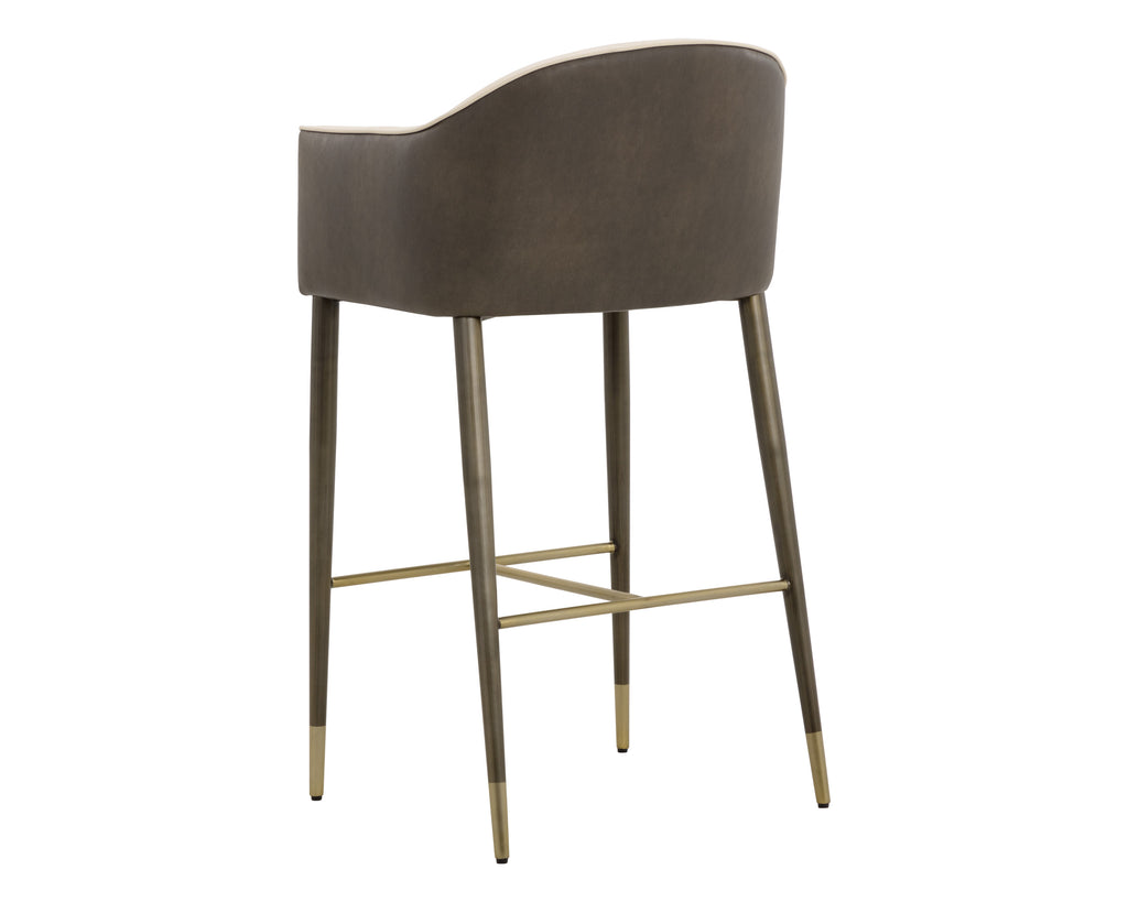 Kylin Barstool - Dillon Cream / Bravo Ash