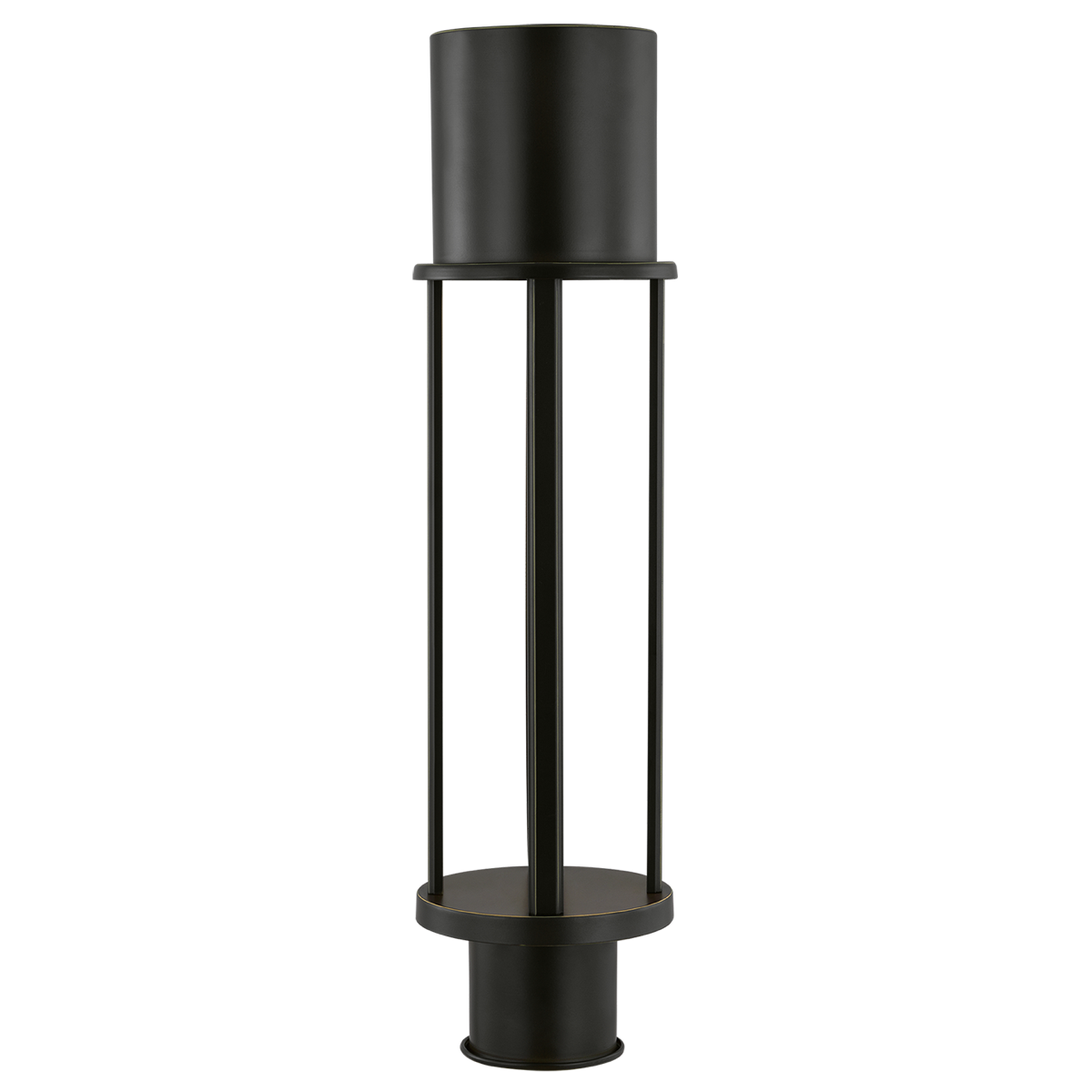 Union LED Outdoor Post Black Bulbs Included