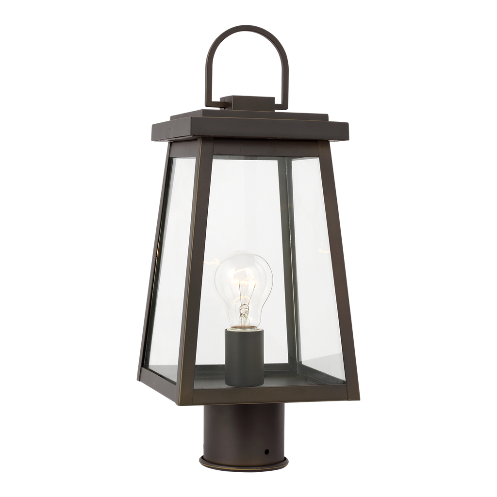 Founders Post Lantern | Antique Bronze Frosted Bulb