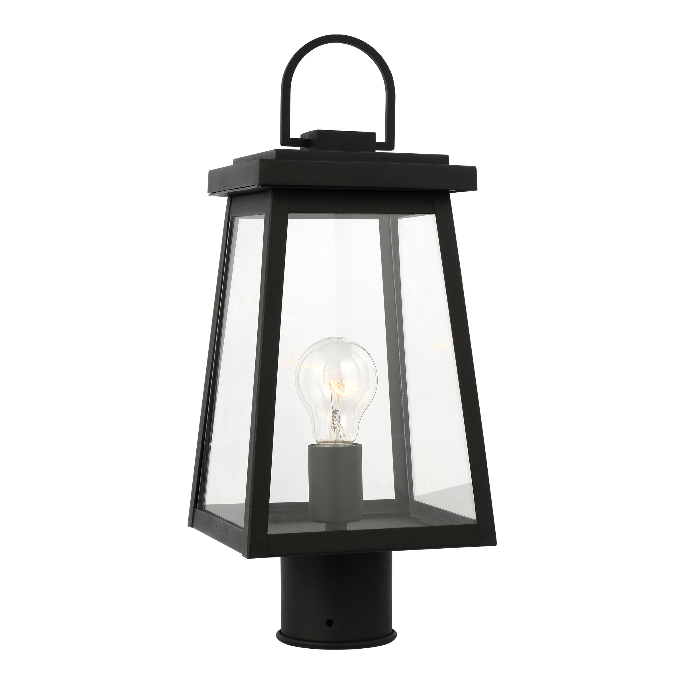 Founders Post Lantern | Black Clear Bulb