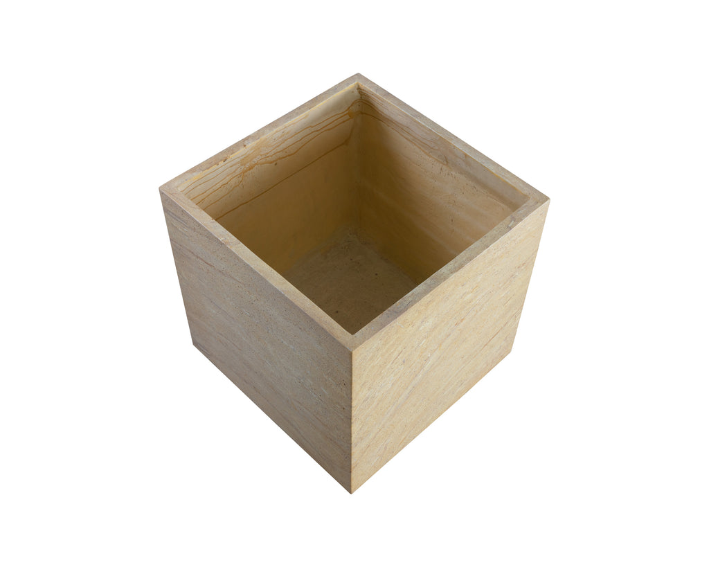 Tansy Planter - Travertine Look