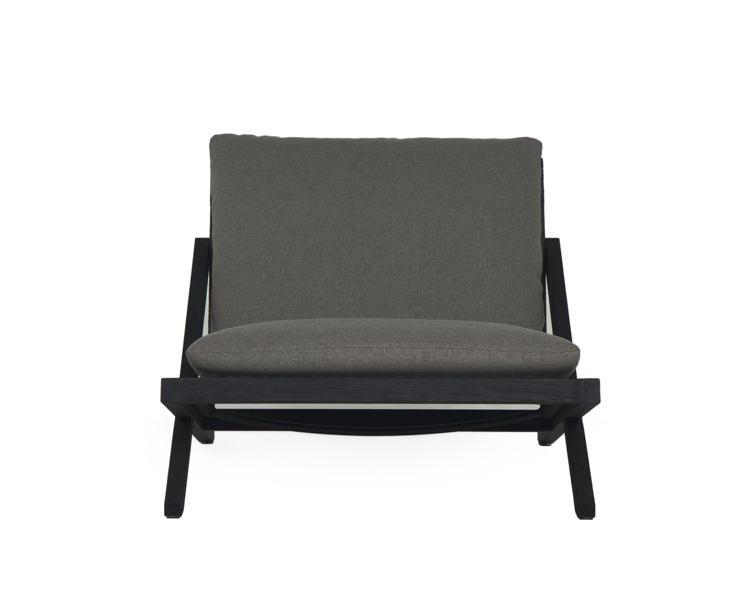 Bari Lounge Chair - Charcoal - Gracebay Grey