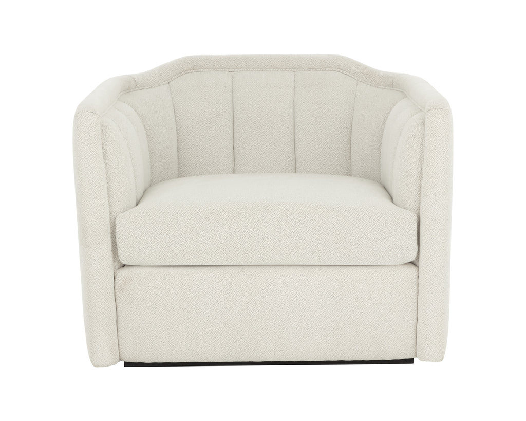 Birrit Swivel Armchair - Alaska Greige