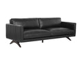 Rogers Sofa - Cortina Black Leather