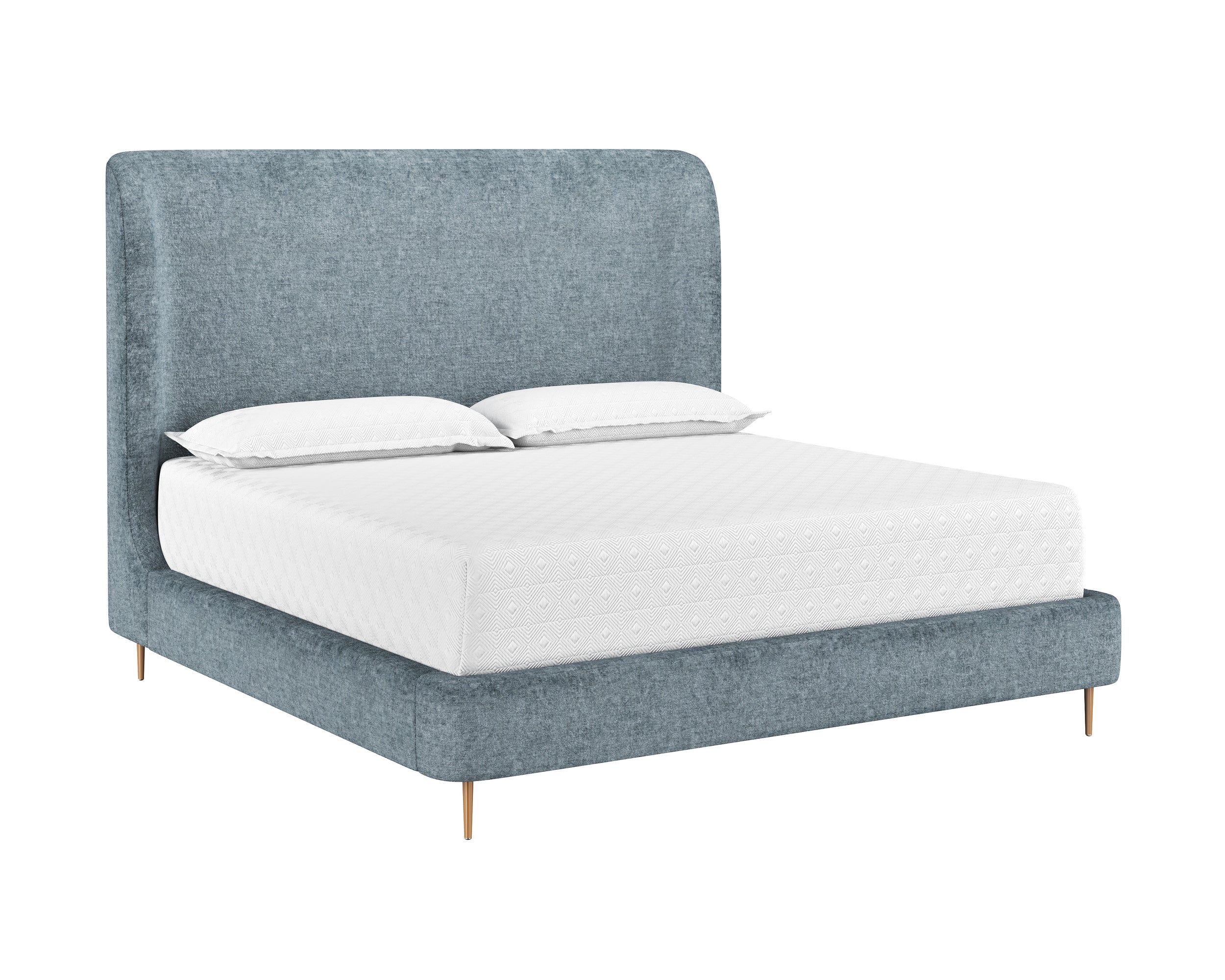 Tierra Bed - King - Bergen French Blue