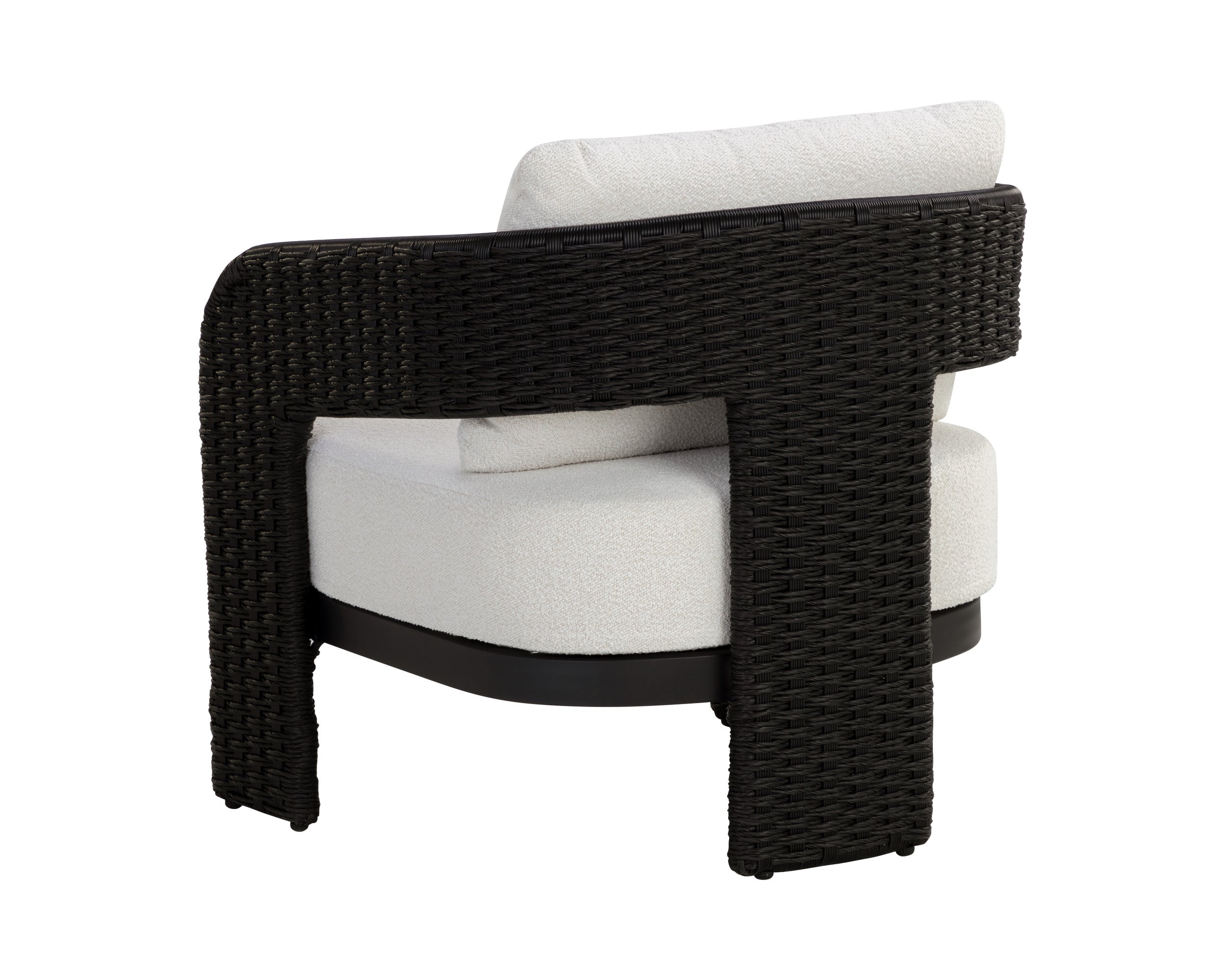 Pylos Lounge Chair - Black - Louis Cream