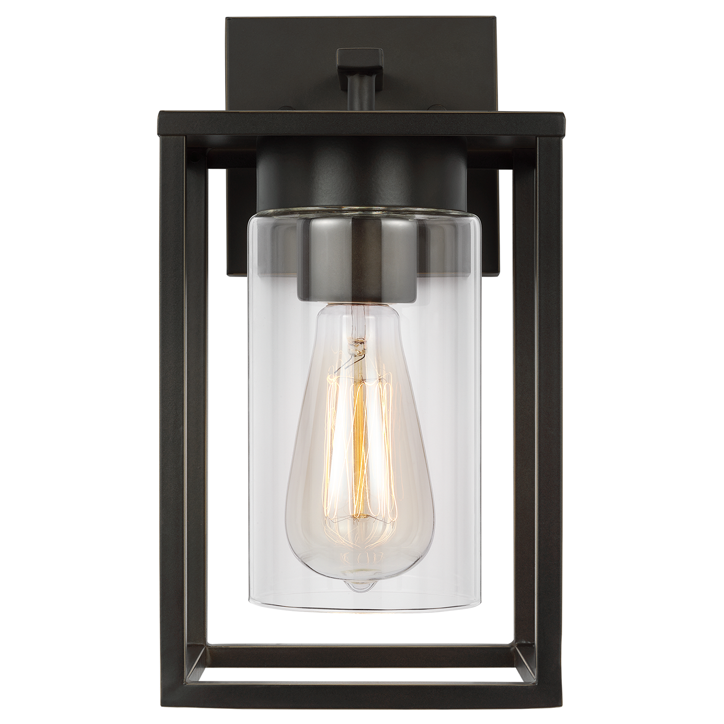 Vado Small One Light Outdoor Wall Lantern Antique Bronze