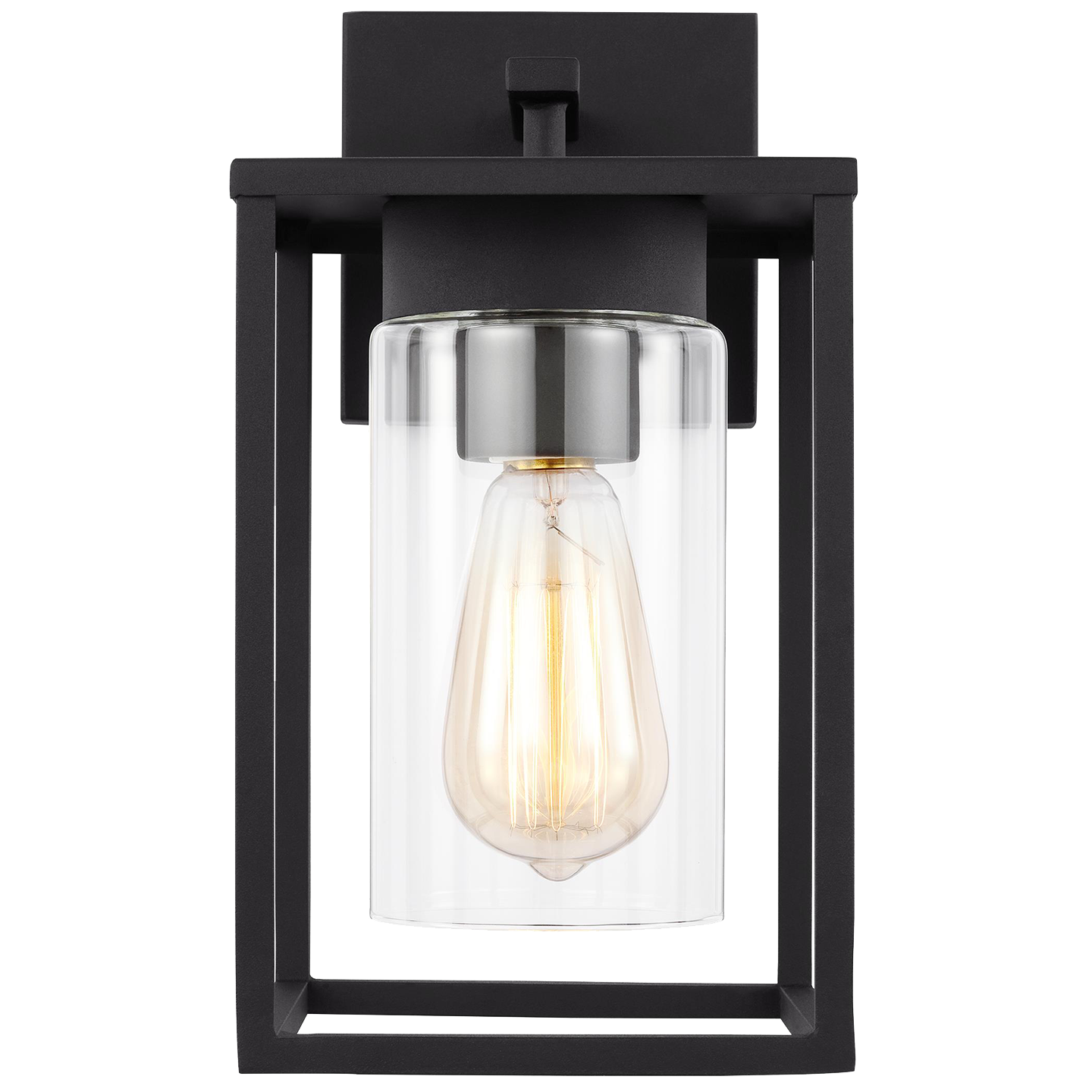 Vado Small One Light Outdoor Wall Lantern Black Bulbs Included
