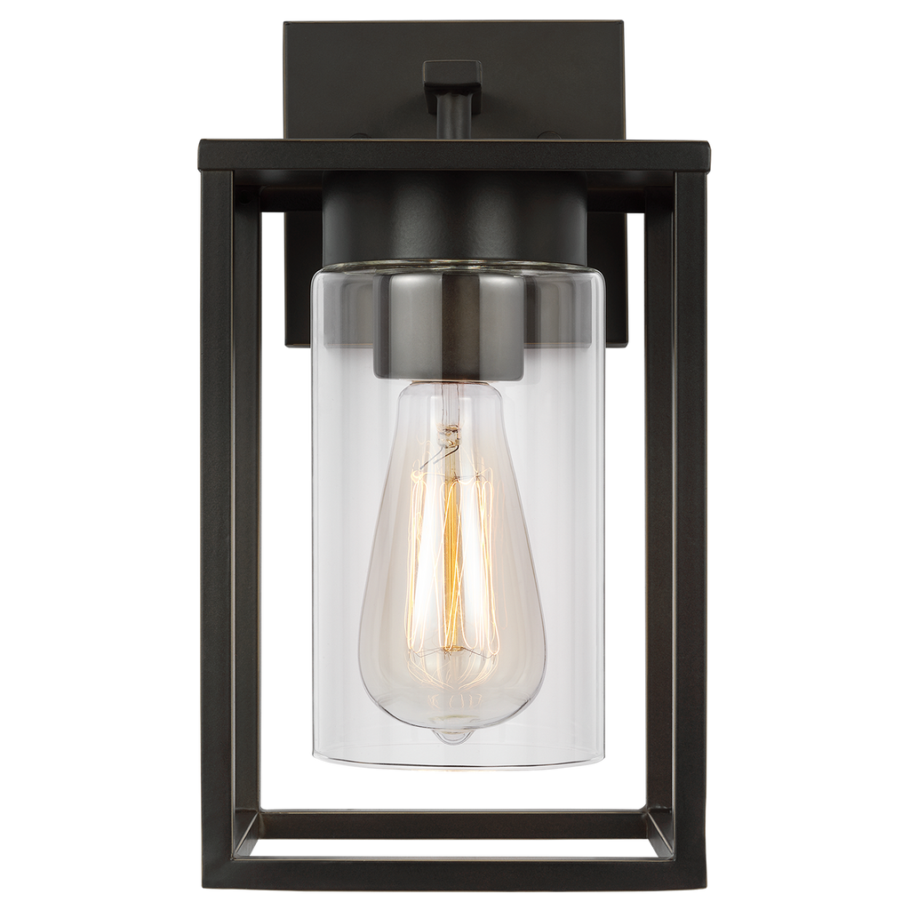 Vado Small One Light Outdoor Wall Lantern Antique Bronze Bulbs Included